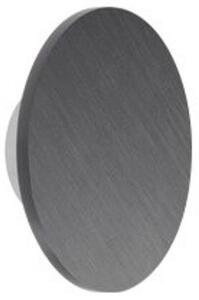 Lampa ścienna Soho W2 Ø20 cm, IP54, ciepła biel, szary