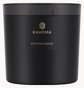 Ręcznie wykonana świeca zapachowa z trzema knotami Patchouli & Musk (paczula, piżmo, kwiat pomarańczy & drewno cedrowe)