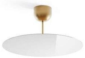 Lampa Sufitowa Luceplan, złoty | mosiężny, salon, aluminium