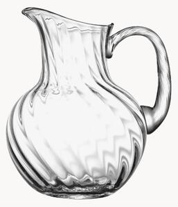 Dzbanek ze szkła dmuchanego Ripple, 2 l