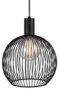 Lampa Wisząca DFTP by Nordlux, Aver, ściemnialny, czarny, salon, metal, skandynawski