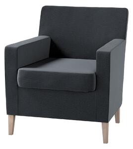 Pokrowiec na fotel Karlstad kolor szary tkanina welwetowa