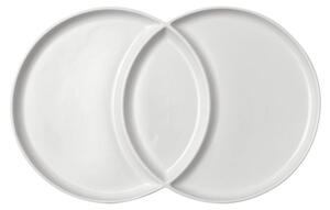 Zestaw naczy stoowych LADELLE L61379 Ladelle Loop Platter – talerz biay, 2 sztuki, GAL