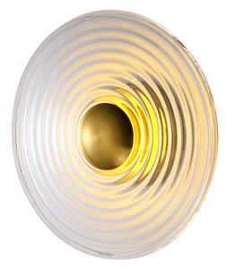 Sole - kinkiet 30 cm okrągły LED 4 W minimalistyczny nowoczesny złoty