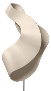 Lampa Ścienna ferm LIVING, OYSTER, ściemnialny, beżowy, salon, aluminium, design