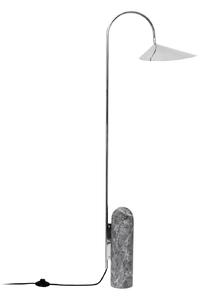 Lampa Podłogowa ferm LIVING, Arum, metaliczny, salon, marmur, design