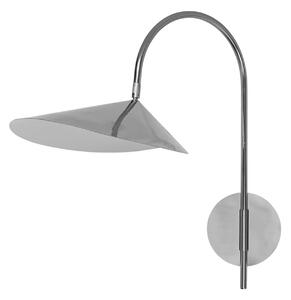 Lampa Ścienna ferm LIVING, Arum, ściemnialny, metaliczny, salon, stal szlachetna, design