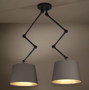 Eglo Eglo 390199 - Żyrandol na drążku PISTUNIO 2xE27/40W/230V brązowy EG390199