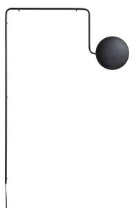 Lampa Ścienna Woud, ściemnialny, czarny, salon, metal