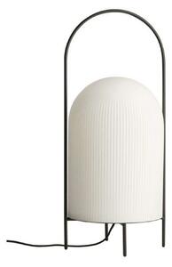 Lampa Podłogowa Woud, ściemnialny, biały, salon, szkło