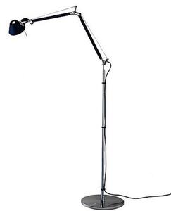 Lampa Podłogowa Artemide, czarny, salon, aluminium