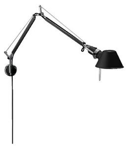 Lampa Ścienna Artemide, czarny, gabinet | pracownia, aluminium, design