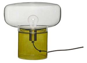 Lampa Stołowa Hübsch, transparentny, salon, szkło