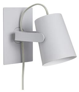 Lampa Ścienna Hübsch, szary, kuchnia, metal