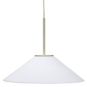 Lampa Wisząca Hübsch, Solid, beżowy, jadalnia, szkło, design