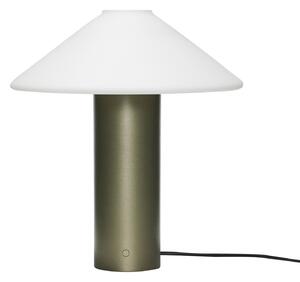 Lampa Stołowa Hübsch, Orbit, ściemnialny, zielony, salon, metal, design