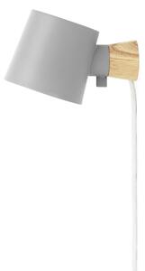 Lampa Ścienna Normann Copenhagen, szary, salon, metal
