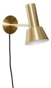 Lampa Ścienna Hübsch, złoty | mosiężny, salon, metal