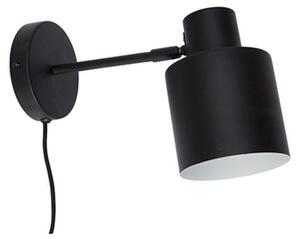 Lampa Ścienna Hübsch, czarny, salon, metal