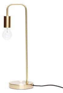 Lampa Stołowa Hübsch, złoty | mosiężny, salon, metal