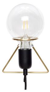 Lampa Ścienna Hübsch, czarny, salon, mosiądz