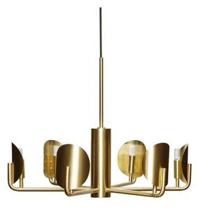 Lampa Wisząca Hübsch, złoty | mosiężny, salon, metal