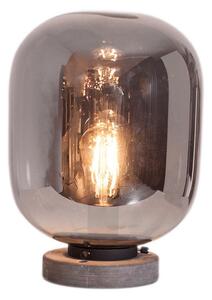 Lampa Stołowa By Rydéns, Leola, szary, salon, szkło