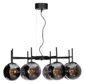 Lampa Wisząca By Rydéns, Boyle, ściemnialny, czarny, jadalnia, szkło, nowoczesny