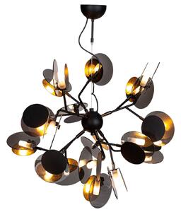 Lampa Wisząca By Rydéns, Turno, ściemnialny, czarny, salon, metal, design