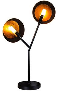 Lampa Stołowa By Rydéns, Turno, czarny, salon, metal, design