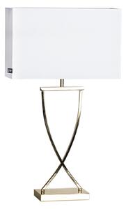 Lampa Stołowa By Rydéns, Omega, złoty | mosiężny, salon, tkanina | tekstylia, nowoczesny