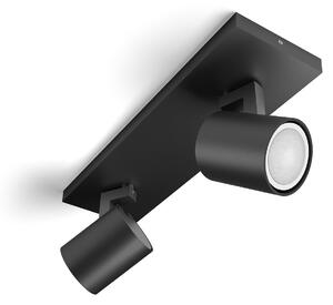 Lampa Sufitowa Philips Hue, Philips Hue Runner, ściemnialny, czarny, salon, aluminium, nowoczesny