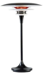 Diablo Lampa Stołowa Ø30 Matt Matt Black/Glossy Red- Belid
