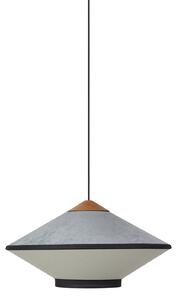 Lampa Wisząca Forestier, Cymbal S, ściemnialny, niebieski, salon, tkanina | tekstylia, design