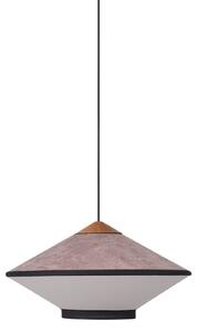 Lampa Wisząca Forestier, Cymbal S, ściemnialny, fioletowy, salon, tkanina | tekstylia, design