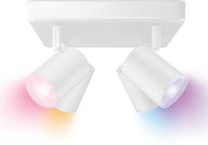 Lampa Sufitowa WiZ, Imageo, ściemnialny, biały, przedpokój, aluminium, nowoczesny