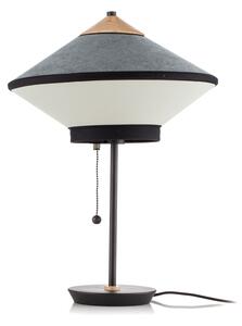 Lampa Stołowa Forestier, Cymbal S, niebieski, salon, tkanina | tekstylia, design