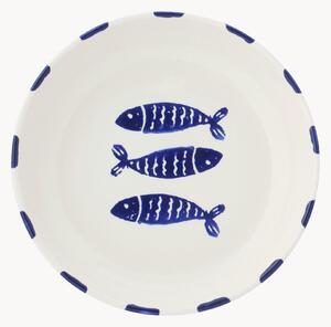 Talerz głęboki z ceramiki Fish
