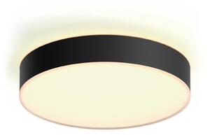 Lampa Sufitowa Philips Hue, Philips Hue, ściemnialny, czarny, salon, metal, nowoczesny