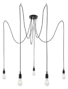 Lampa Wisząca Paulmann, Neordic Ketil, ściemnialny, czarny, salon, tworzywo sztuczne, skandynawski