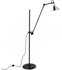 Lampa stojąca Lampe Gras 215, czarna/chromowana – DCW