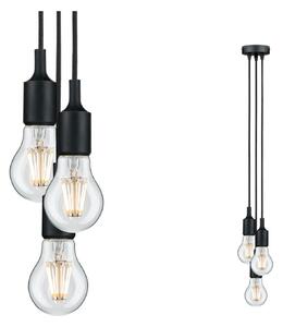 Lampa Wisząca Paulmann, Pendelleuchte Neordic Ketil, ściemnialny, czarny, salon, metal, nowoczesny