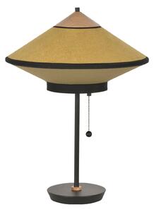 Lampa Stołowa Forestier, Cymbal S, antyczny mosiądz, salon, tkanina | tekstylia, design