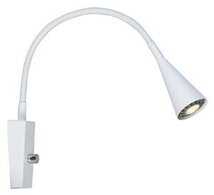 Lampa Ścienna Belid, ściemnialny, biały, sypialnia, metal
