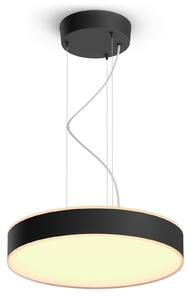 Lampa Wisząca Philips Hue, Philips Hue, ściemnialny, czarny, salon, metal, nowoczesny