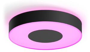 Lampa Sufitowa Philips Hue, Philips Hue, ściemnialny, czarny, salon, metal, nowoczesny