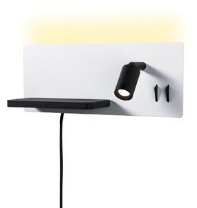 Lampa Ścienna Paulmann, Serra, ściemnialny, czarny, sypialnia, mosiądz, nowoczesny