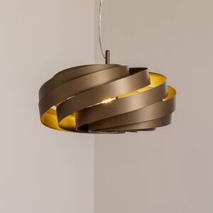 Lampa wisząca Vento Euluna, możliwość ściemniania, brązowy / rdzawy, salon / jadalnia, metal, nowoczesny
