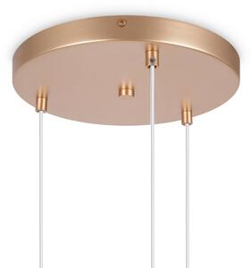 Maytoni Lampa wisząca szklana Basic form, możliwość ściemniania, mosiężny / złoty, kuchnia, metal, nowoczesny