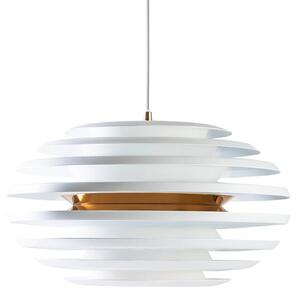 Ellipse Lampa Wisząca Ø500 Matowa Biała/Mosiądz